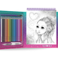WATERCOLORING BOOK SET