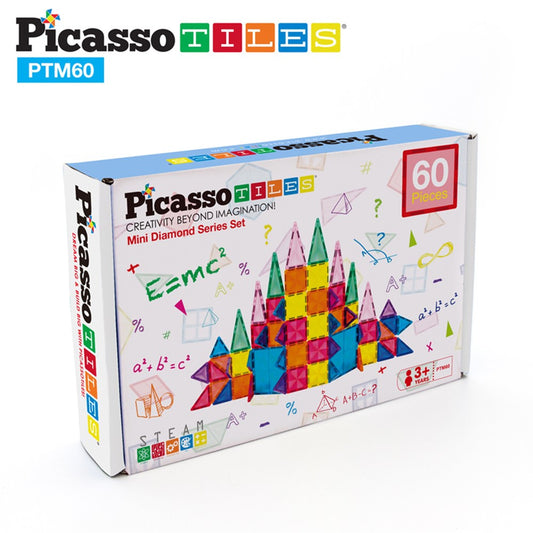 SET DE 60 PIEZAS MINI DIAMANTES - BLOQUES MAGNETICOS