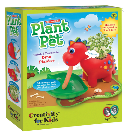SELF WATERING PLANT PET DINOSAUR