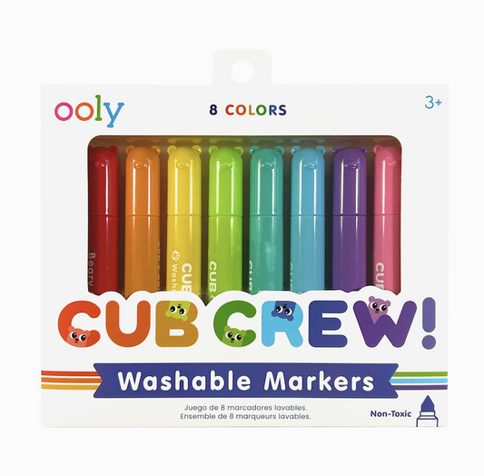 CUB CREW! WASHABLE MARKERS