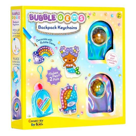 BUBBLE GEMS - BACKPACK KEYCHAINS