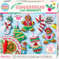 GINGERBREAD CLAY ORNAMENTS