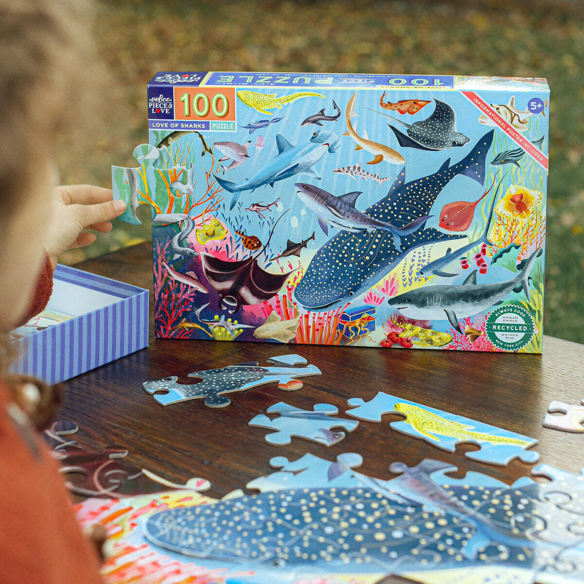 LOVE OF SHARK 100PC PUZZLE