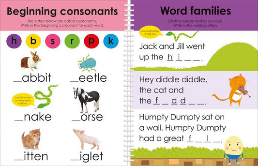 STARTING SPELLING - WIPE CLEAN WITH PEN