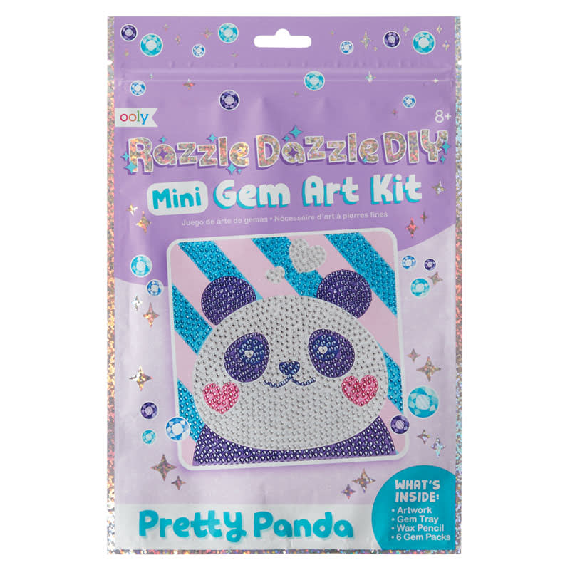 PRETTY PANDA RAZZLE DAZZLE DIY MINI GEM ART KIT