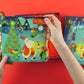 BOOK AND 3 JIGSAWS SANTA
