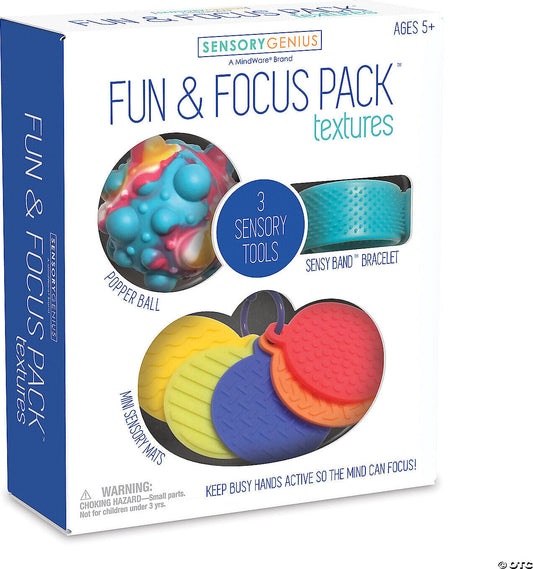 SENSORY GENIUS FUN AND FOCUS PACK-TEXTUR