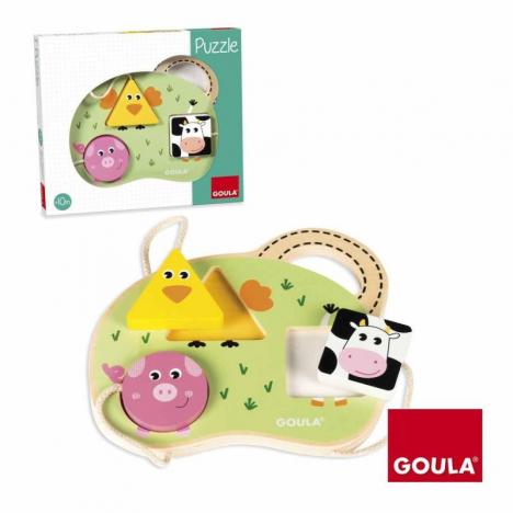 3 FARM ANIMAL PUZZLE - GOULA
