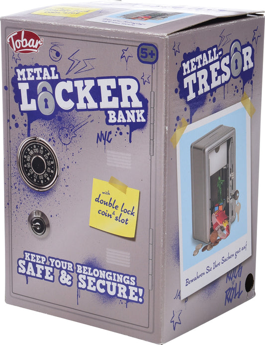 METAL LOCKER BANK