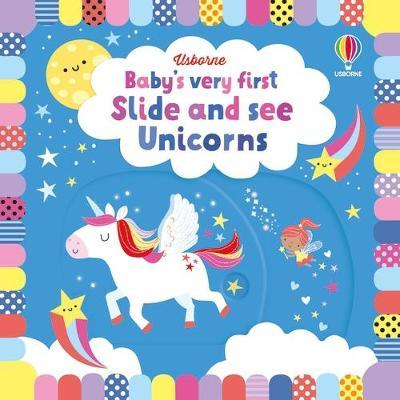 BABYS VERY FIRST SLIDE AND SEE UNICORNS