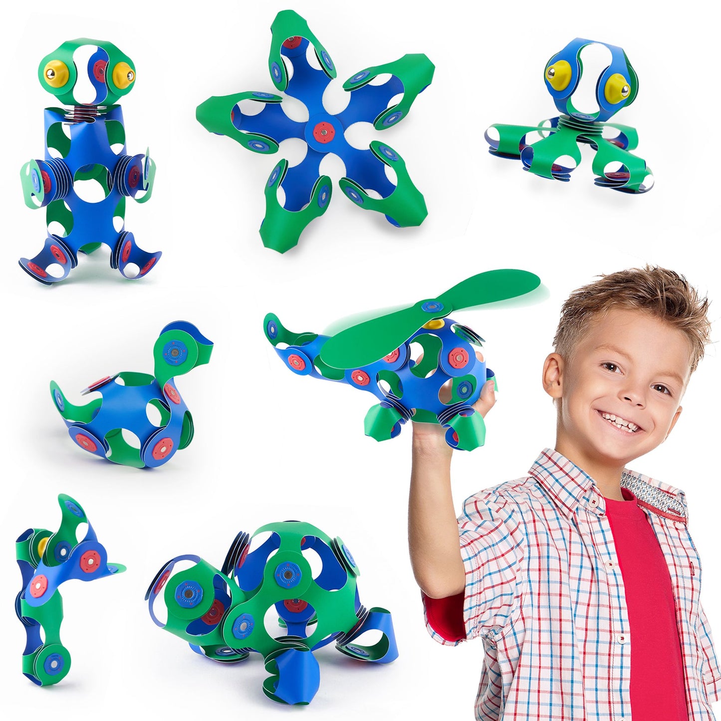 Clixo Crew Blue Green