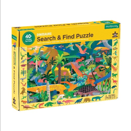 Dinosaurs Search And Find Puzzle