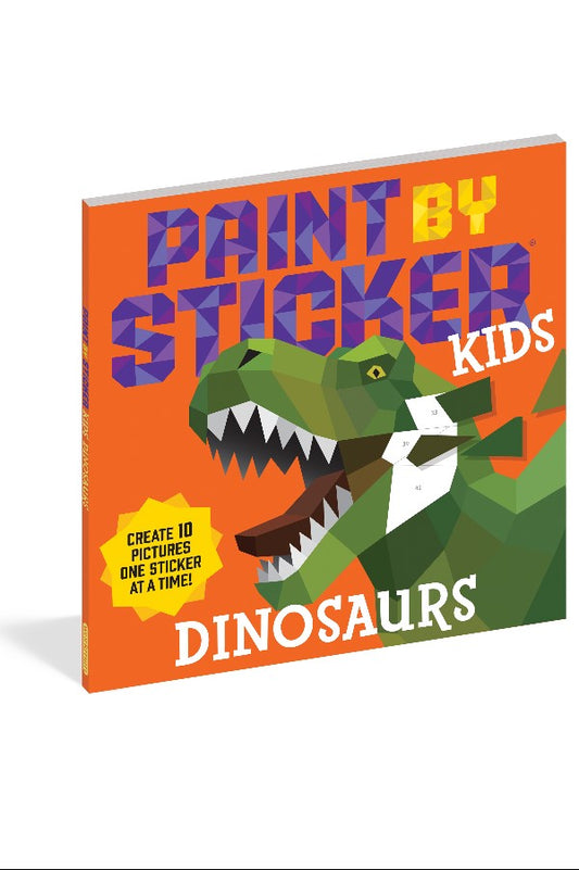 Dinosaurs Paint By Stickers