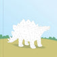 Dinosaurs Paint By Stickers