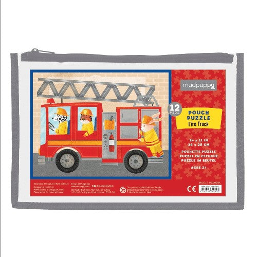 Pouch Puzzle Fire Truck