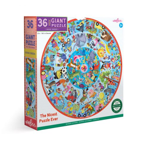 Good Deeds 36 Pcs Giant Round Puzzle