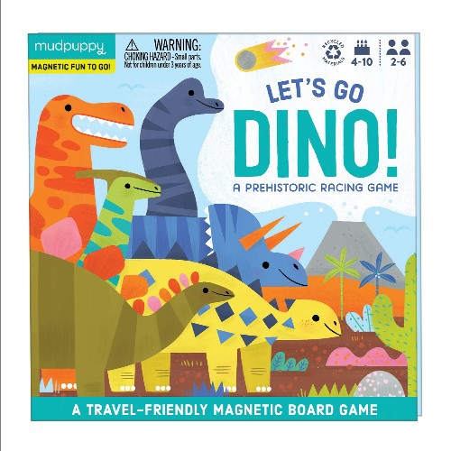 Let'S Go, Dinos! Magnetic Board Game