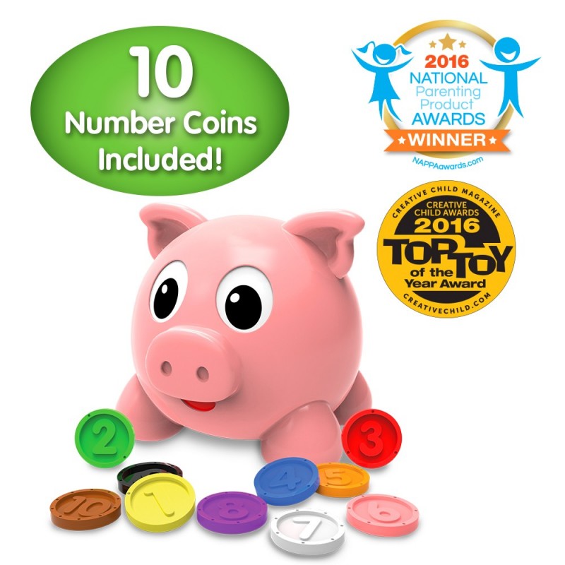 Numbers & Colors Pig E Bank