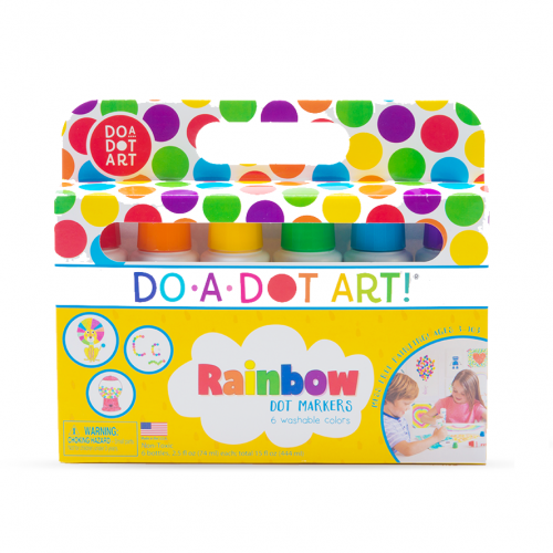 Rainbow 6 Pack Dot Markers