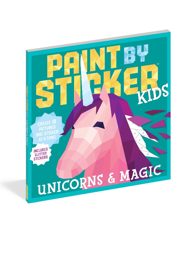 Unicorns Magic Paint By Sticker Kids