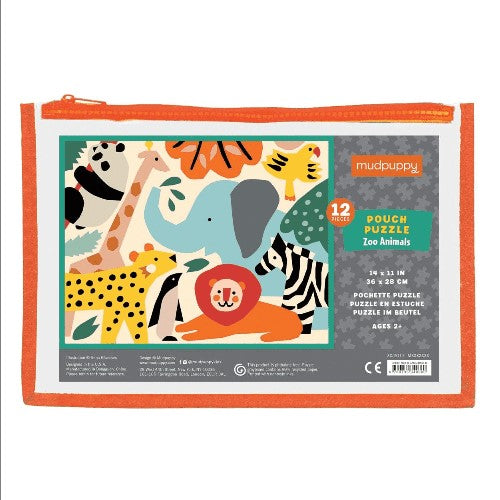 Pouch Puzzle Zoo Animals