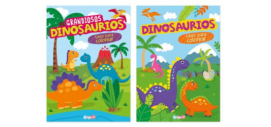 LIBRO COLOREAR DINOSAURIOS