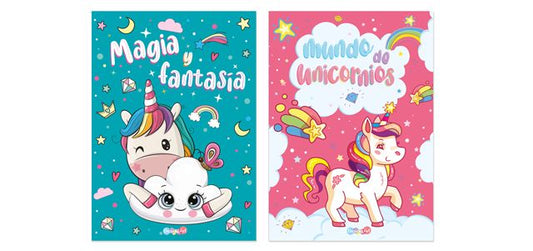 LIBRO COLOREAR UNICORNIOS