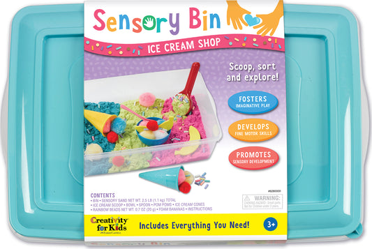 SENSORY BIN ICE CREAM SHOP