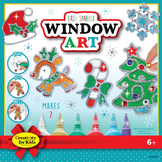 HOLIDAY EASY SPARKLE WINDOW ART