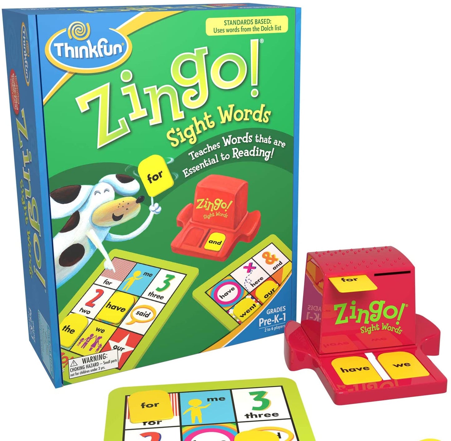 Zingo Sight Words